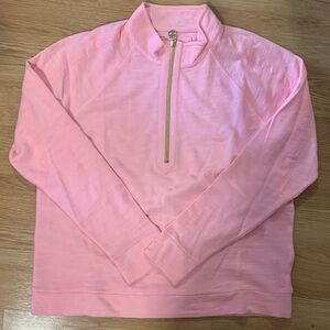 Lilly Pulitzer Pink Quarter-Zip Pullover